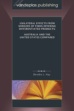UNILATERAL EFFECTS FROM MERGERS OF FIRMS OFFERING DIFFERENTIATED PRODUCTS: AUSTRALIA AND THE UNITED STATES COMPARED